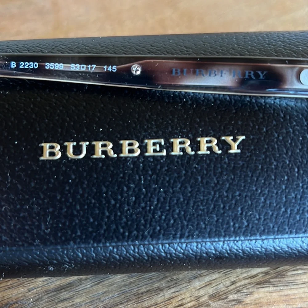 Burberry Women's Clear to Black Ombre Glasses